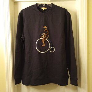 Like New Beanpole Black Crewneck Designer Golf Long-Sleeve Sweatshirt, Size L